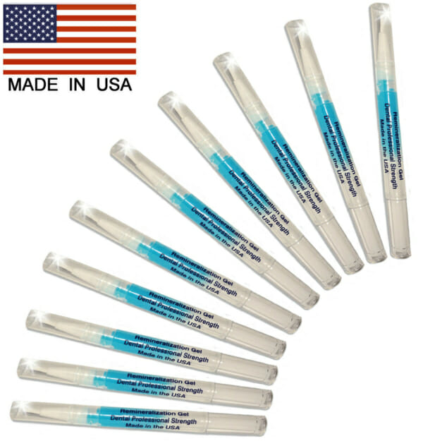 10 Pens of Remineralization Gel for After Teeth Whitening