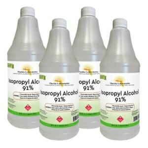 isopropyl alcohol 91% 4 quarts 1 gallon FlaLab florida fl
