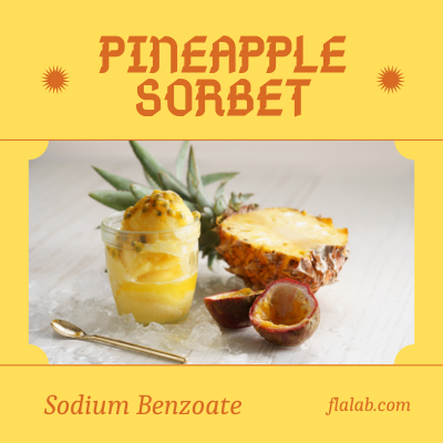 Homemade Pineapple Sorbet