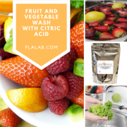 Fruit and Vegetable wash with Citric Acid