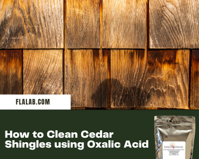 Cleaning Cedar Shingles /Oxalic Acid