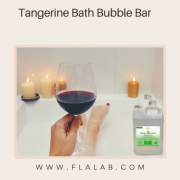 DIY Tangerine Bath Bubble Bar