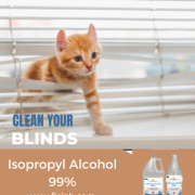 Clean your blinds with Isopropyl Alcohol