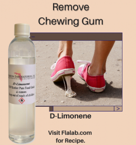 How to Remove Chewing Gum
