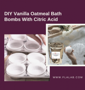 Vanilla bath bomb-citric acid