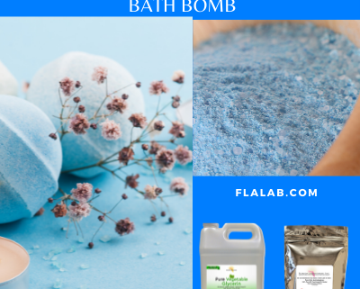 blue salt fizzy bath