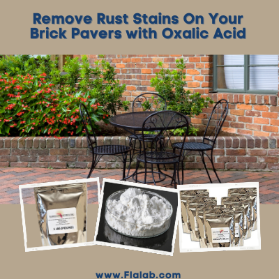 Rust Stain Removal From Brick Pavers